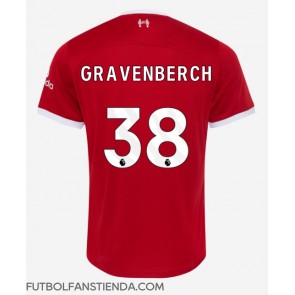 Liverpool Ryan Gravenberch #38 Primera Equipación 2023-24 Manga Corta